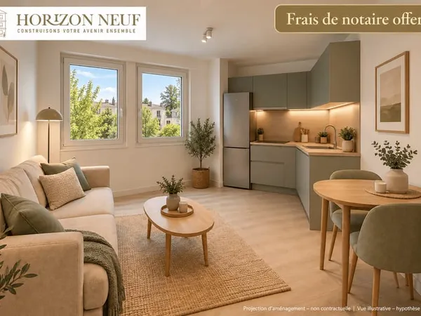 Studio 1 pièce 28 m²