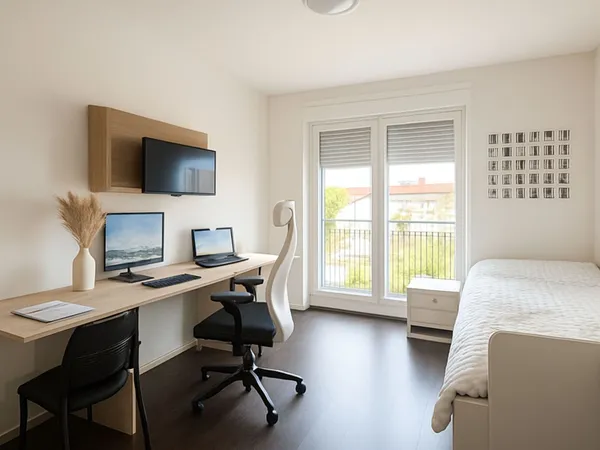 Studio 1 pièce 19 m²