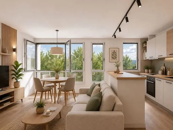 Appartement 3 pièces 55 m²