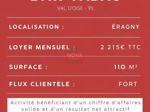 Fonds de commerce 110 m²