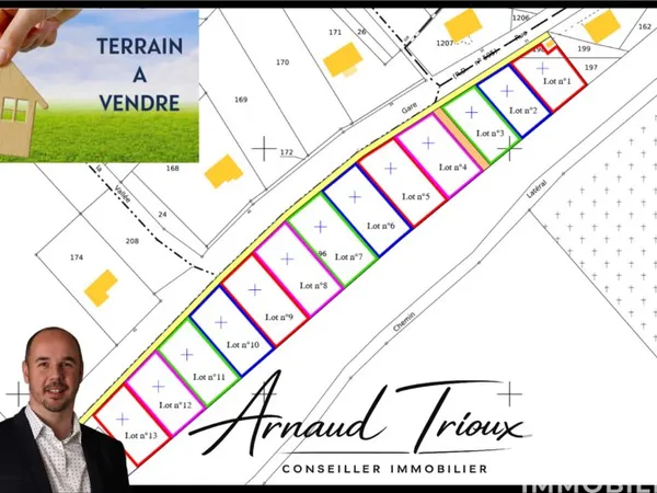 Terrain 480 m²
