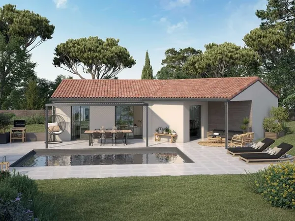 Maison contemporaine neuve 90 m² avec terrain...