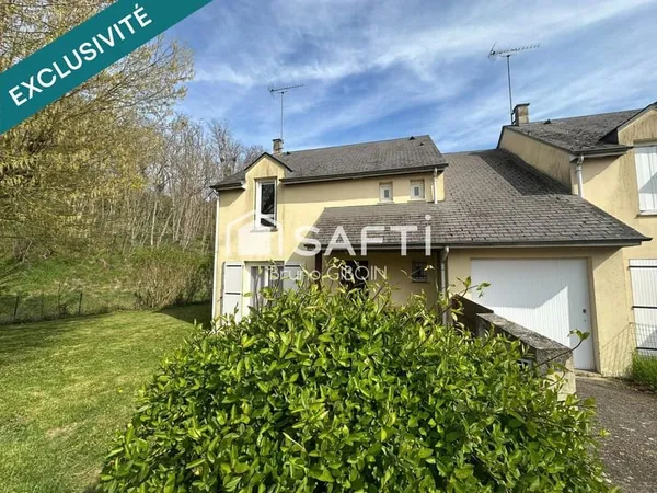 Pavillon 109 m², 5 pièces, 4 chambres, garage et terrain