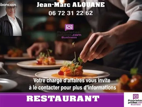 Fonds de commerce restaurant 100 m²