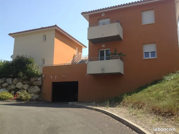 Appartement meublé 38 m2 , 2 pièces, balcon, parking couvert , secteur calme