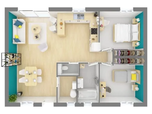 Maison neuve 4 pièces 75 m²