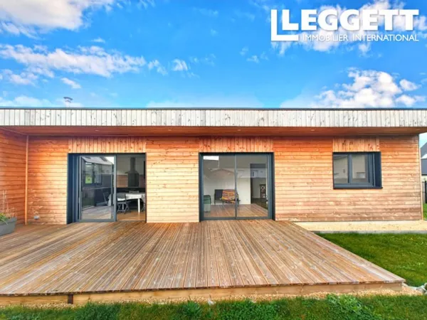 Maison neuve 2024 ossature bois bardage alu