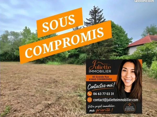 Terrain 2412 m² Combronde