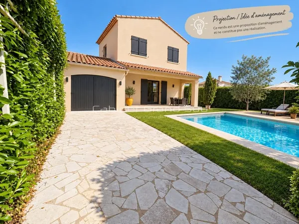 Maison familiale T6 avec terrain de 560 m2 Mauguio