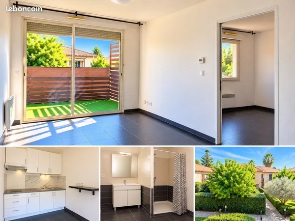 T2 40 m² avec terrasse 11 m² + parking - Fabrègues