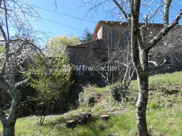 Propriete de caractere en pierre  2 habitations - 1,6 ha