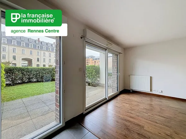 Appartement - 3 pièces - 61.8 m² - Rennes Centre-Ville - Anatole France - terrasse, jardin et parkin