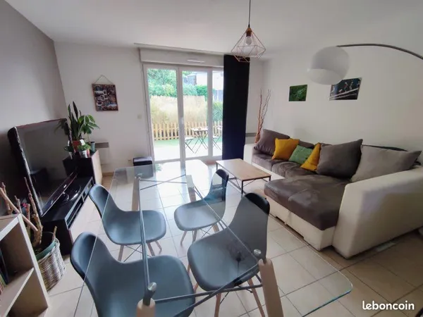 Appartement jardin parking