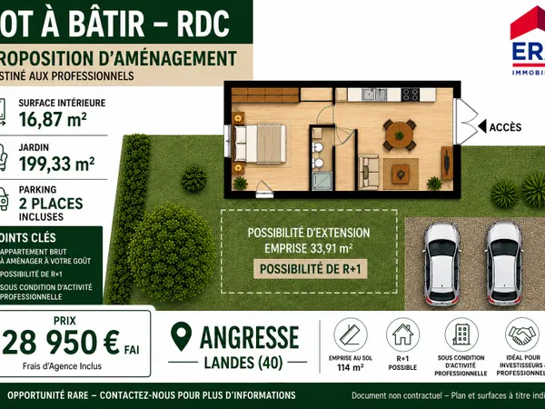 Terrain 200 m²