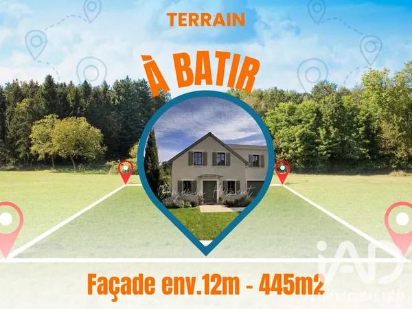 Terrain 445 m²
