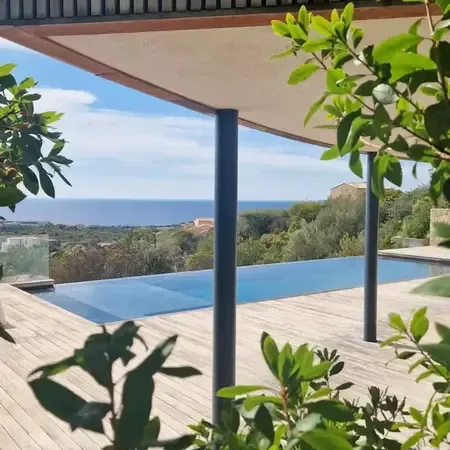 Villa d'exception porticcio vue mer panoramique - frais de notaire reduits