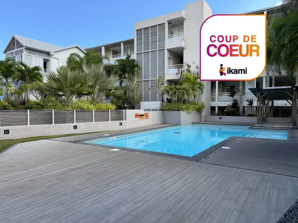 SAINT-GILLES-LES-BAINS RARE T3 AVEC PISCINE PROCHE DU LAGON