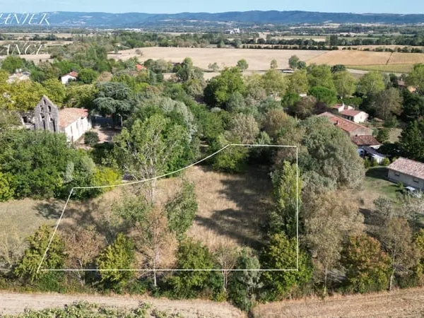 Terrain à bâtir à vendre 2376m2 à ROUMENS (31)