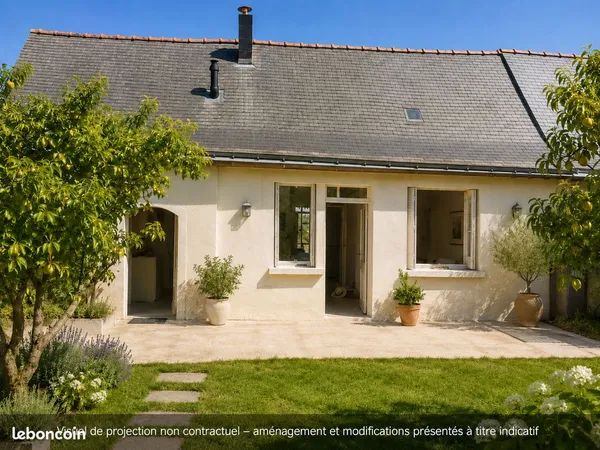Maison 3 pièces 52 m²