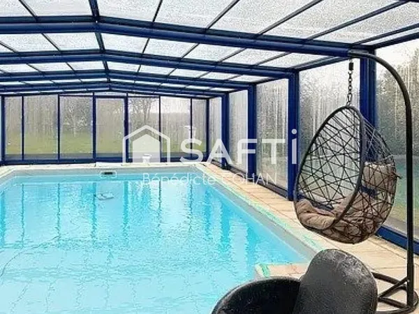 Maison vie de plein pied avec piscine