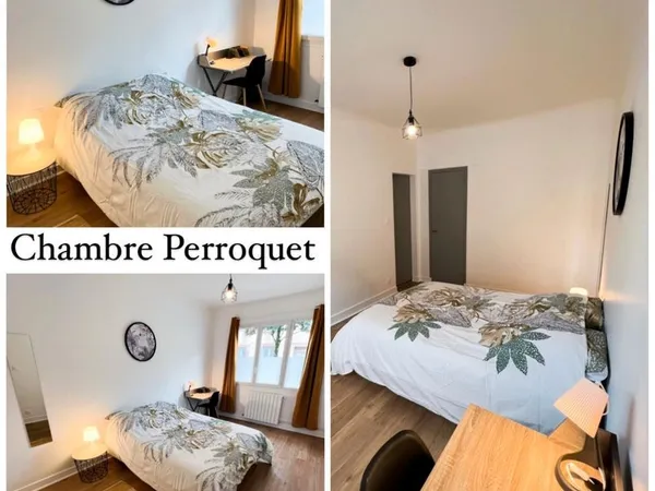 Chambres en colocation meublée Tout Inclus - Hyper-centre Tarbes (Rue Victor Hugo)