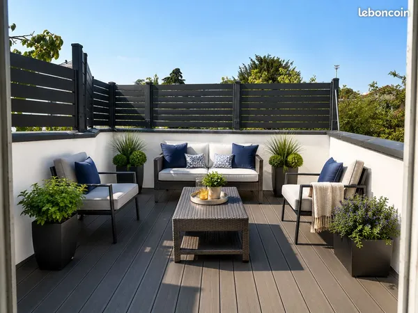 Charmant Pavillon 8 pièces avec Terrasse et Cour