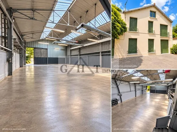 A louer 205m2 d'entrepôt et 150m2 d'habitation
