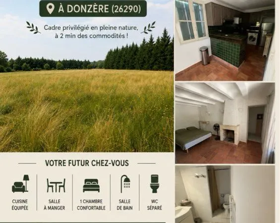 Appartement + pré chevaux
