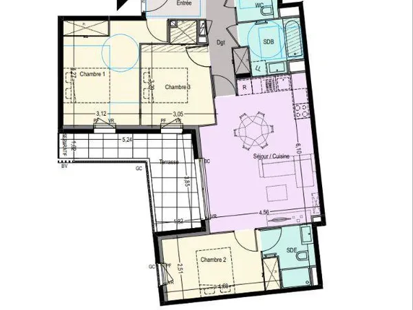 Vente Appartement 4 pièces