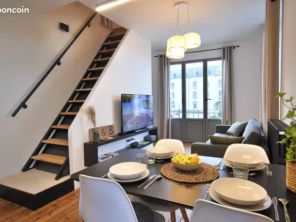A louer appartement T3 situé dans le centre de Saint Laurent,