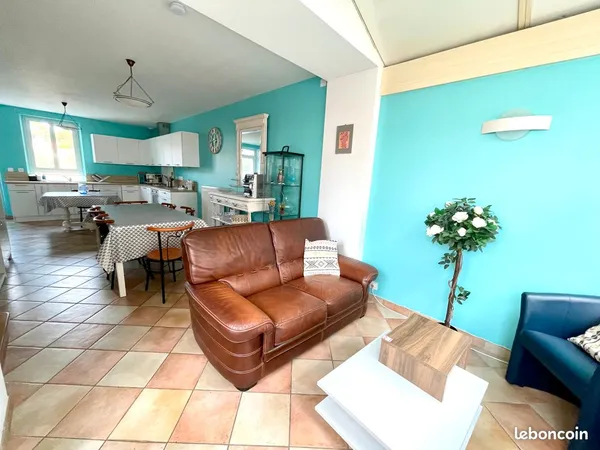 Belle maison meublée, 4 chambres, tout confort, 110 M2