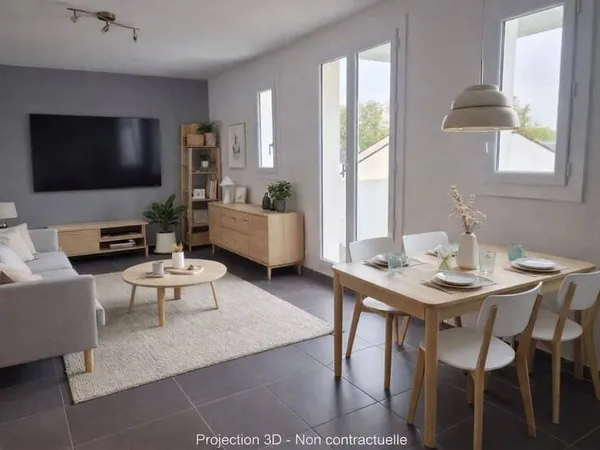 Appartement 3 pièces 62 m²