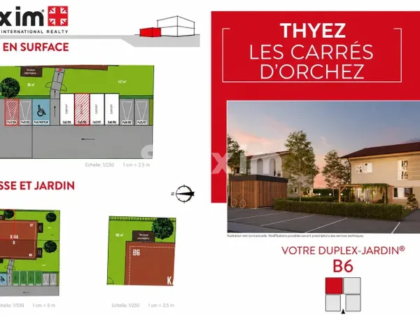T4 DUPLEX JARDIN 85m2 À THYEZ