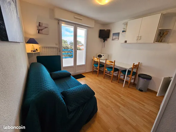 Location appartement T2 vue mer avec parkings