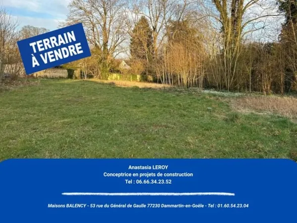 Terrain 850 m²