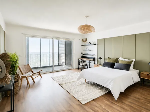 Spacieuse chambre de 25 m² à louer en coliving à B