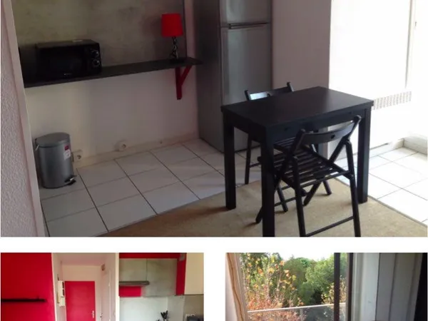 Appartement - 1 pièce avec balcon - 19 m2 - 4/6
