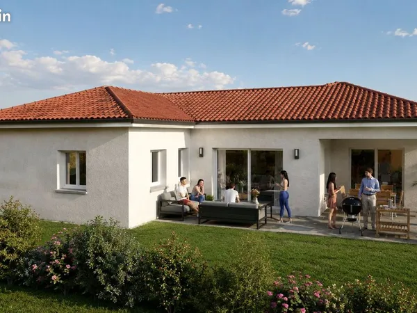 Projet de construction d'une maison 99 m² avec terrain à AGNIN (38)