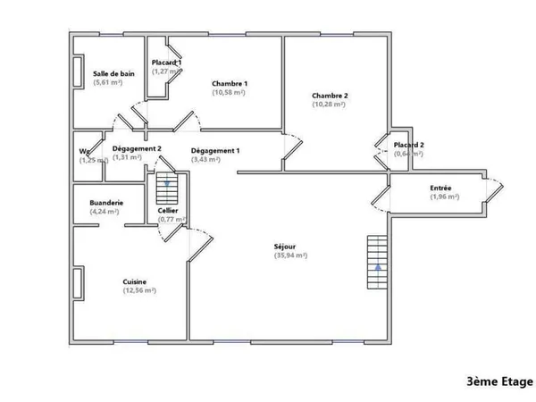 Appartement 4 pièces 92 m²