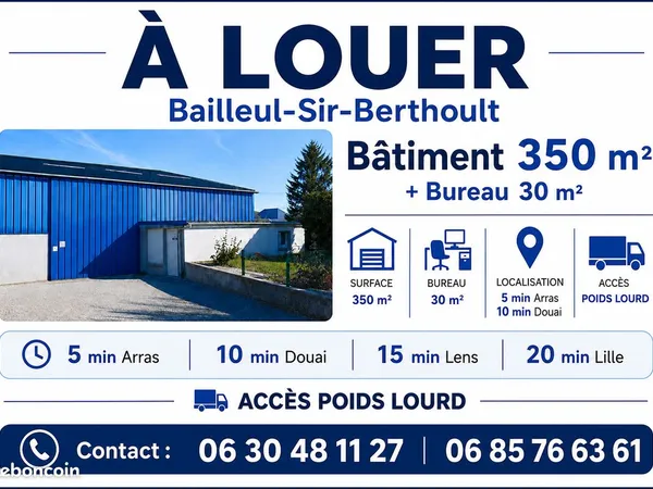 Bâtiment 350 m2