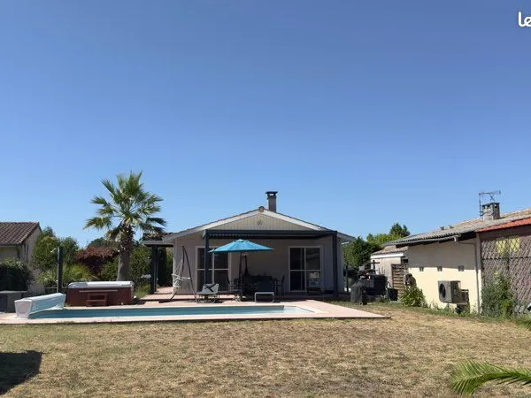 Maison 128 m² avec piscine chauffée - terrain 1 400 m² - Marcheprime 499 000 - Vente directe proprié