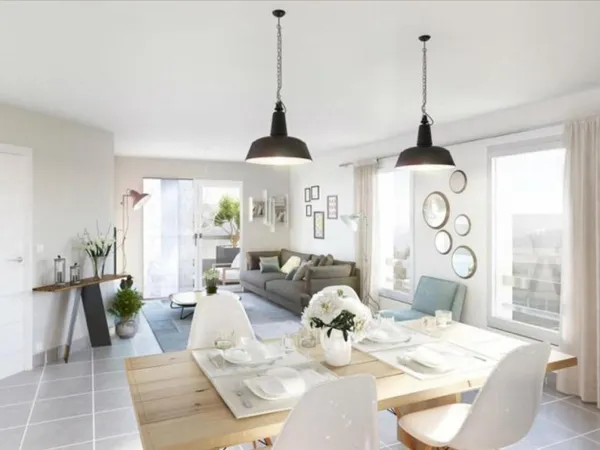 2 PIÈCES de 44m² + BALCON