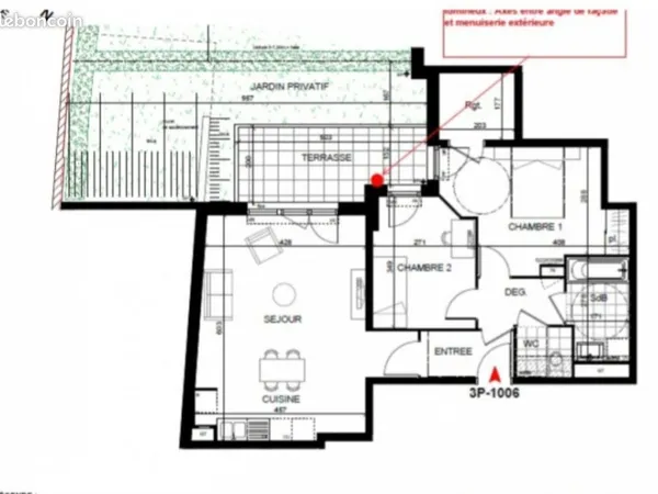 3pieces avec petit jardin creteil eglise