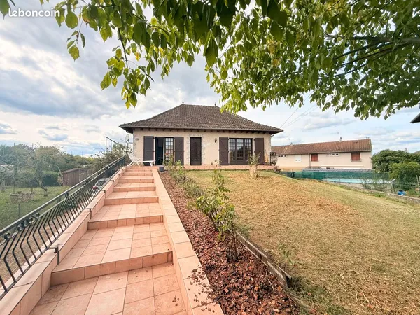 🏡 à vendre - maison de plain-pied avec grand jardin - vendue louée