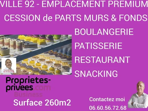 MURS & FONDS BOULANGERIE/PATISSERIE RESTAURATION