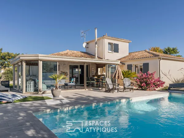 Maison familiale avec piscine au coeur d'Echiré