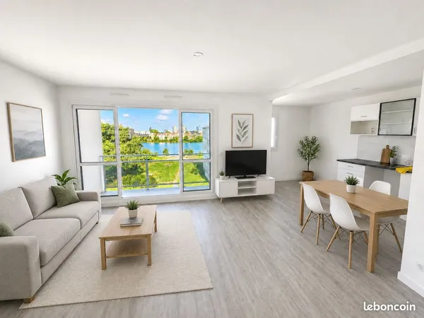 T4 de 80m² entièrement refait à NEUF avec Vue sur la Loire - Parc privatif dans residence