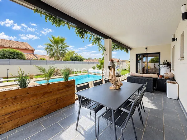 À VENDRE - NOÉ - Maison 5 pièces 136 m2 avec garage 28 m2, piscine, parcelle de 800 m2