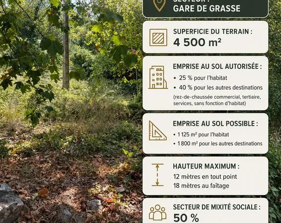 Terrain pour promotion immobilière