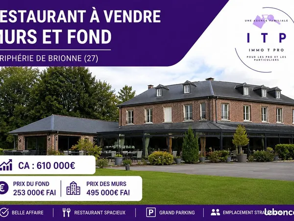Restaurant 200 m² Brionne